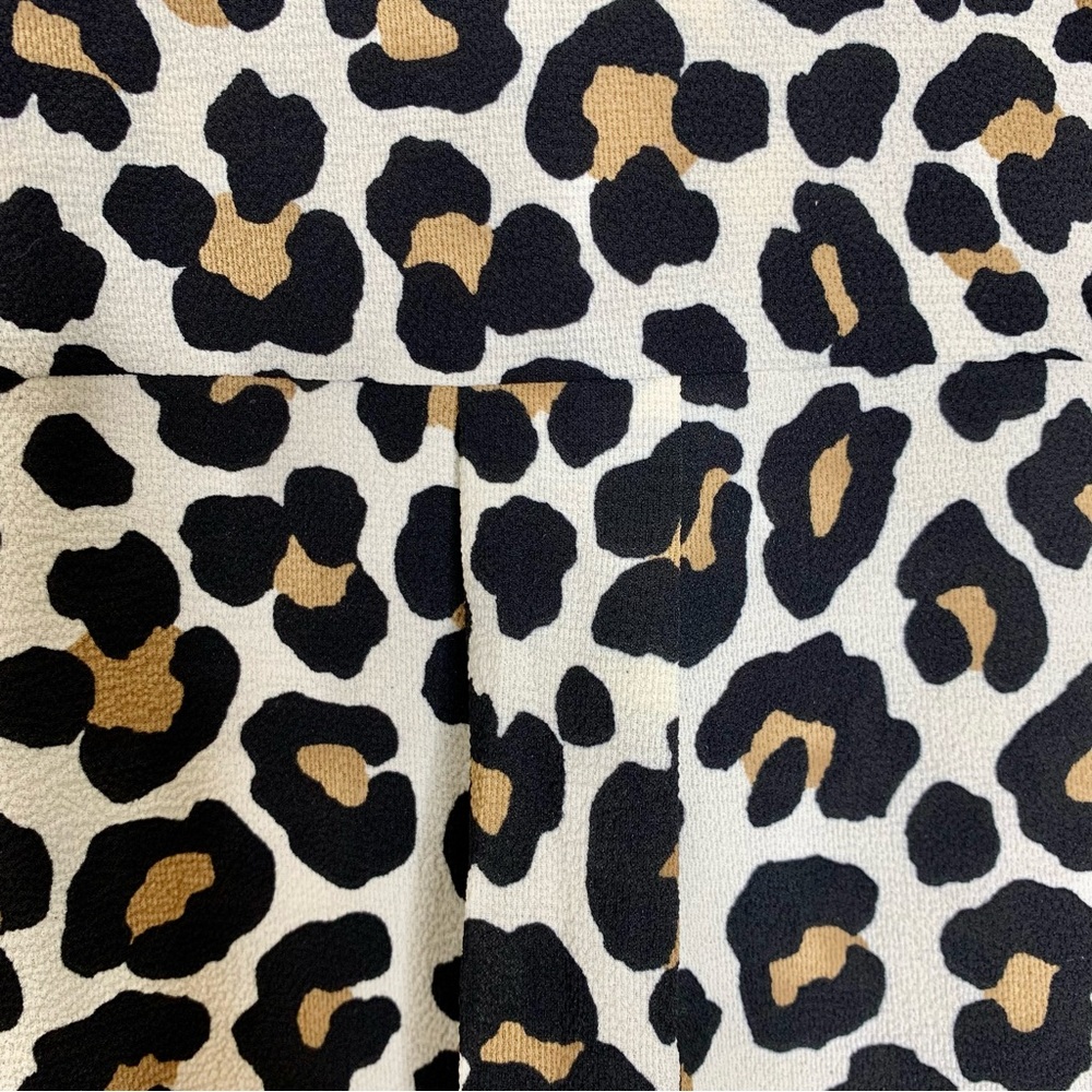 Michael Kors Leopard Print Blouse / Tunic, Sz M, Animal Print Trendy Fall Autumn - Picture 8 of 12
